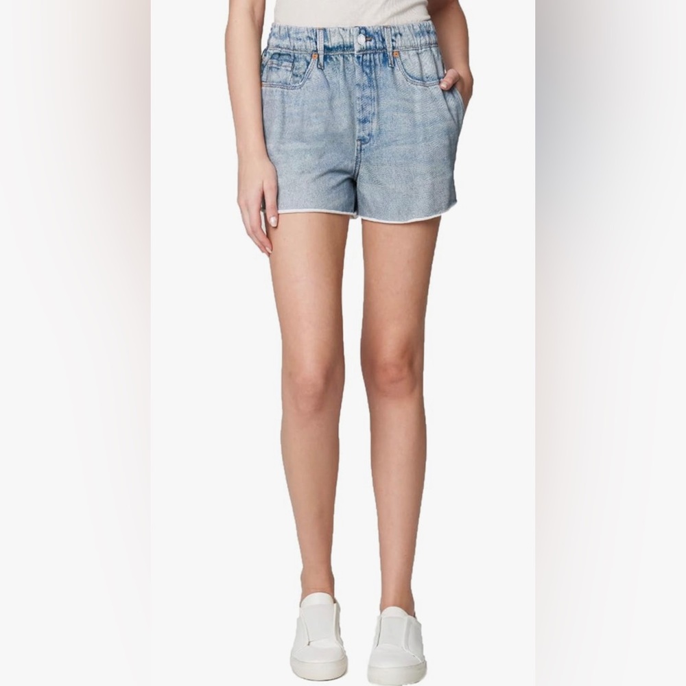 Blank NYC | French Terry Denim Printed Shorts | City Scape | Large